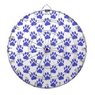 Cosmic Paw Print Pattern Dartbord