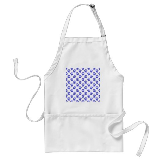 Cosmic Paw Print Pattern Standaard Schort (Voorkant)