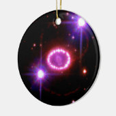 Cosmic Pearls Keramisch Ornament (Links)