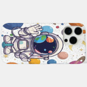 Cosmic Phone Case Space thema Planets Rockets (Achterkant (horizontaal))
