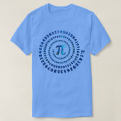 Cosmic Pi Spiral Mathematics Pi Day Universe Galax T-shirt (Design voorkant)