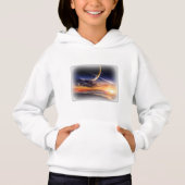 Cosmic Planet Horizon Kids Pullover à capuche (Devant)