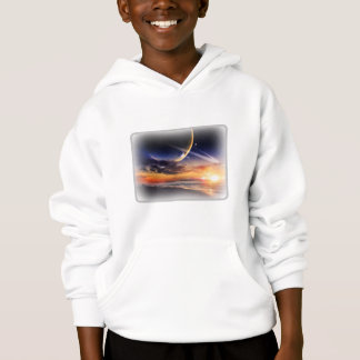 Cosmic Planet Horizon Kids-trui met capuchon