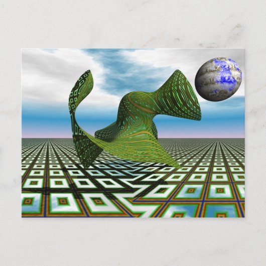 Cosmic Poodle Briefkaart (Voorkant)