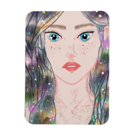 Cosmic Princess magnet Magneet (Verticaal)