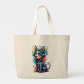 Cosmic Pup Astronaut - Tote (Achterkant)