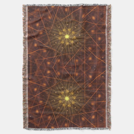 Cosmic Radiance: A Stellar Intersection Deken (Voorkant Verticaal)