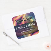 Cosmic Rainbow Reiki Energy Worker Product Labels (Envelop)