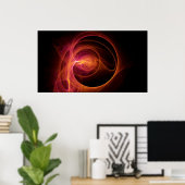Cosmic Recursive Fractal Poster (Thuiskantoor)
