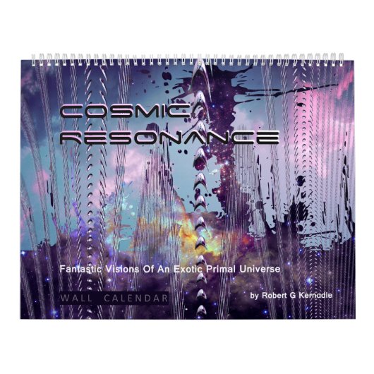 Cosmic Resonance Exotic Cosmos Wall-agenda Kalender (Hoes)