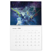Cosmic Resonance Exotic Cosmos Wall-agenda Kalender (Jan 2026)