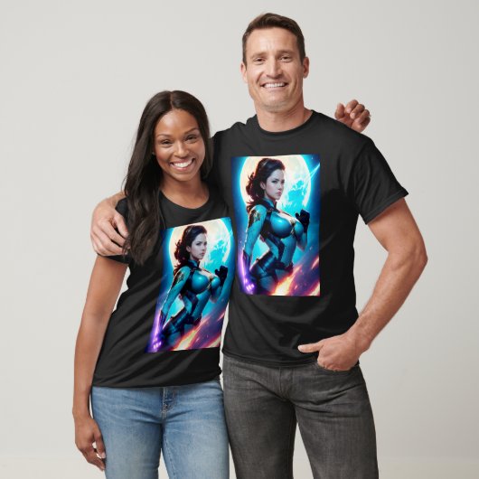 Cosmic Retro 50's Sci-Fi Nova Space Ranger T-shirt (Unisex)