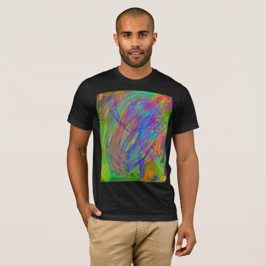 Cosmic Rings T-Shirt Sci-Fi (Devant entier)