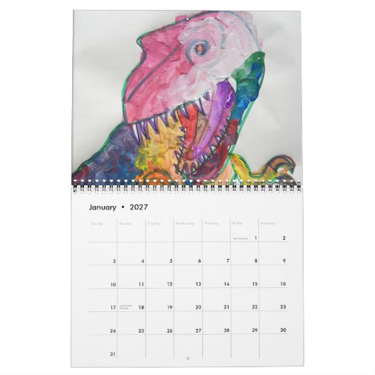 Cosmic Roar-kalender Kalender (Jan 2027)