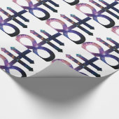 Cosmic Satanic Cross Cadeaupapier (Hoek)