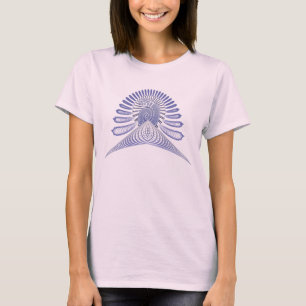 Cosmic Serpent pastelblauw T-shirt