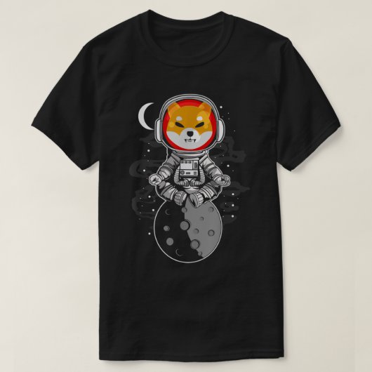 Cosmic Shiba Astronaut Design T-shirt (Design voorkant)