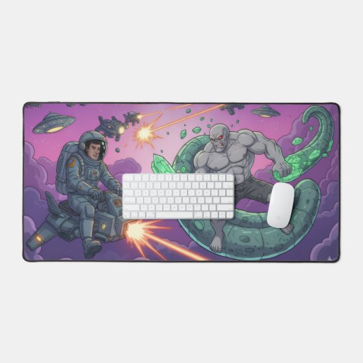 Cosmic Showdown — Alien vs Buff Titan (Clavier et souris)