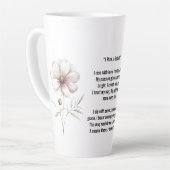 Cosmic Sip October Birth Flower Mug of Love (Angle gauche)