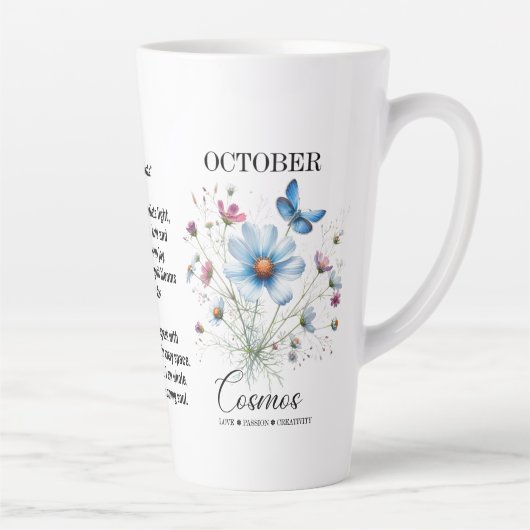 Cosmic Sip October Birth Flower Mug of Love (Droite)