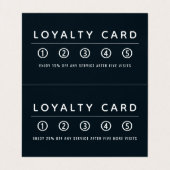 Cosmic Sky, Modern Double Loyalty Visitekaartjes (Binnenkant ongevouwen)