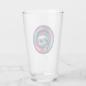Cosmic Sloth Galaxy Art Glas (Achterkant)