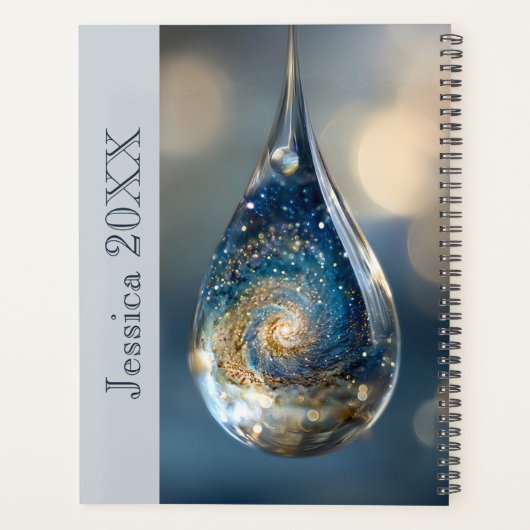 Cosmic Space Galactic Surreal Fantasy Universe Planner (Achterkant)