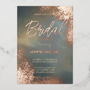 Cosmic Sparkle Hombre Wash Vrijgezellenfeest Folie Uitnodiging