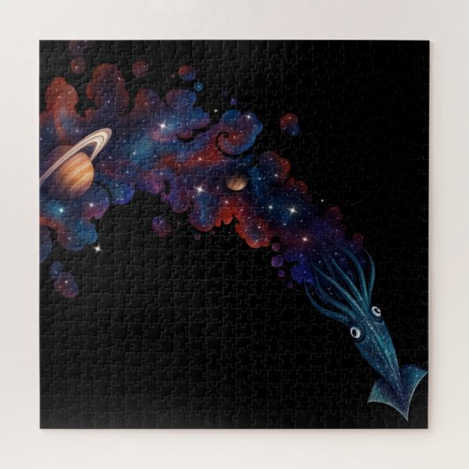 Cosmic Squid Space Odyssey Legpuzzel (Horizontaal)