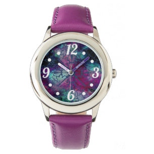 Cosmic Star Galaxy Universe Fallen Night Sky Horloge
