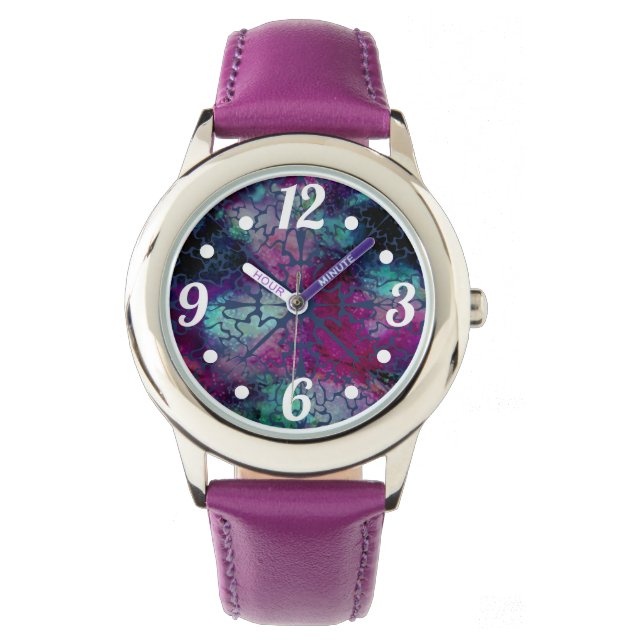 Cosmic Star Galaxy Universe Fallen Night Sky Horloge (Voorkant)