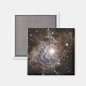 Cosmic Star Holiday Wreath Magneet (Voorkant / Achterkant)