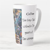 Cosmic Steampunk Latte Mok (Rechterhoek)