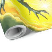 Cosmic Steampunk Slakkenvogel – Neon Droom Schepse Cadeaupapier (Rol Hoek)