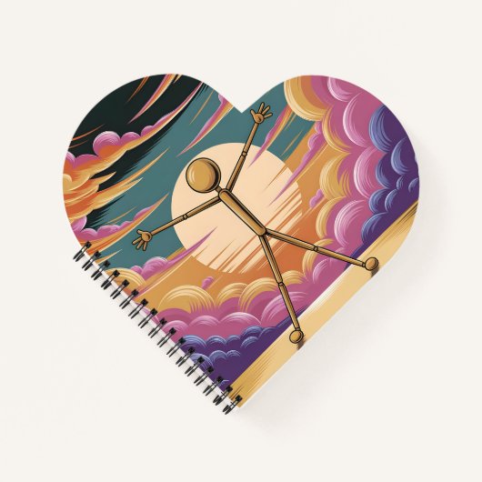 Cosmic Stickman-Notitieboek Notitieboek (Voorkant)