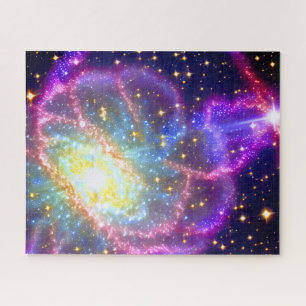 Cosmic Stunning Paarse Chaotic Event in Universe Legpuzzel