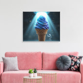 Cosmic Sundae Abduction Canvas Afdruk (Insitu (Woonkamer))