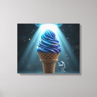 Cosmic Sundae Abduction Canvas Afdruk