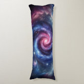 Cosmic Swirl - Galaxy Design Lichaamskussen (Voorkant Verticaal)