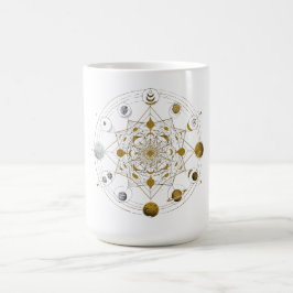 Cosmic Symmetry – Celestial Mandala Space Mug Koffiemok