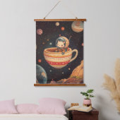 Cosmic Tea Voyage Hangend Wandkleed (Slaapkamer)