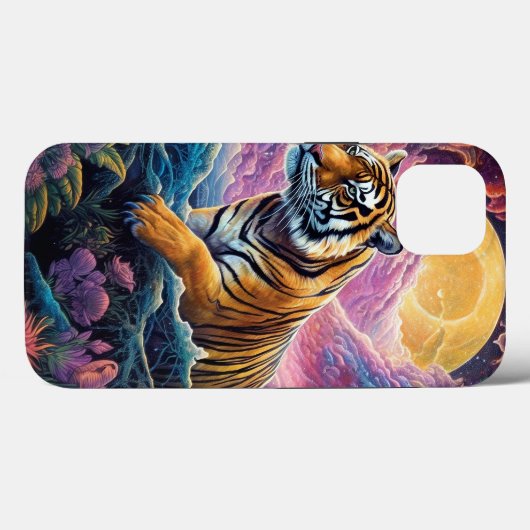 Cosmic Tiger Case-Mate iPhone Case (Achterkant (horizontaal))