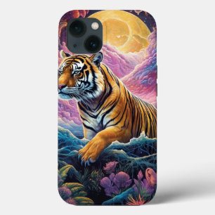 Cosmic Tiger iPhone 13 Hoesje