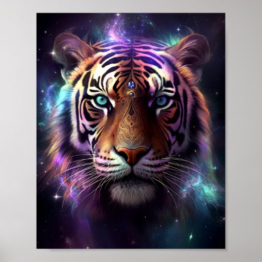 Cosmic Tiger Poster (Voorkant)