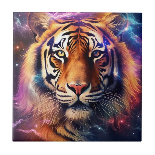 Cosmic Tiger Tegeltje (Voorkant)