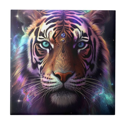 Cosmic Tiger Tegeltje (Voorkant)