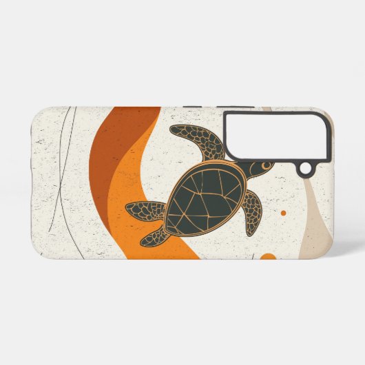 Cosmic Turtle Path Telefoonhoes Samsung Galaxy Hoesje (Achterkant horizontaal)