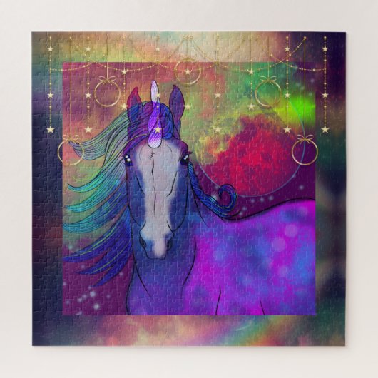 Cosmic Unicorn 5 Legpuzzel (Verticaal)