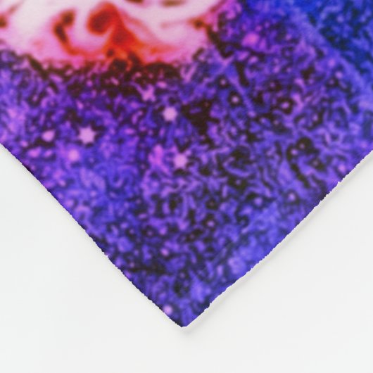 Cosmic unicorn Fleece Blanket (Hoek)