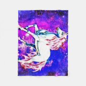 Cosmic unicorn Fleece Blanket (Voorkant)